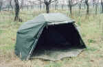 Bivy con copertura pioggia