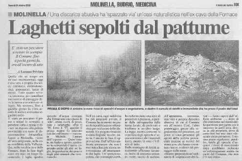 Clicca per ingrandire e leggere l'articolo