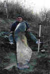 Kevin con il suo siluro di 233 cm